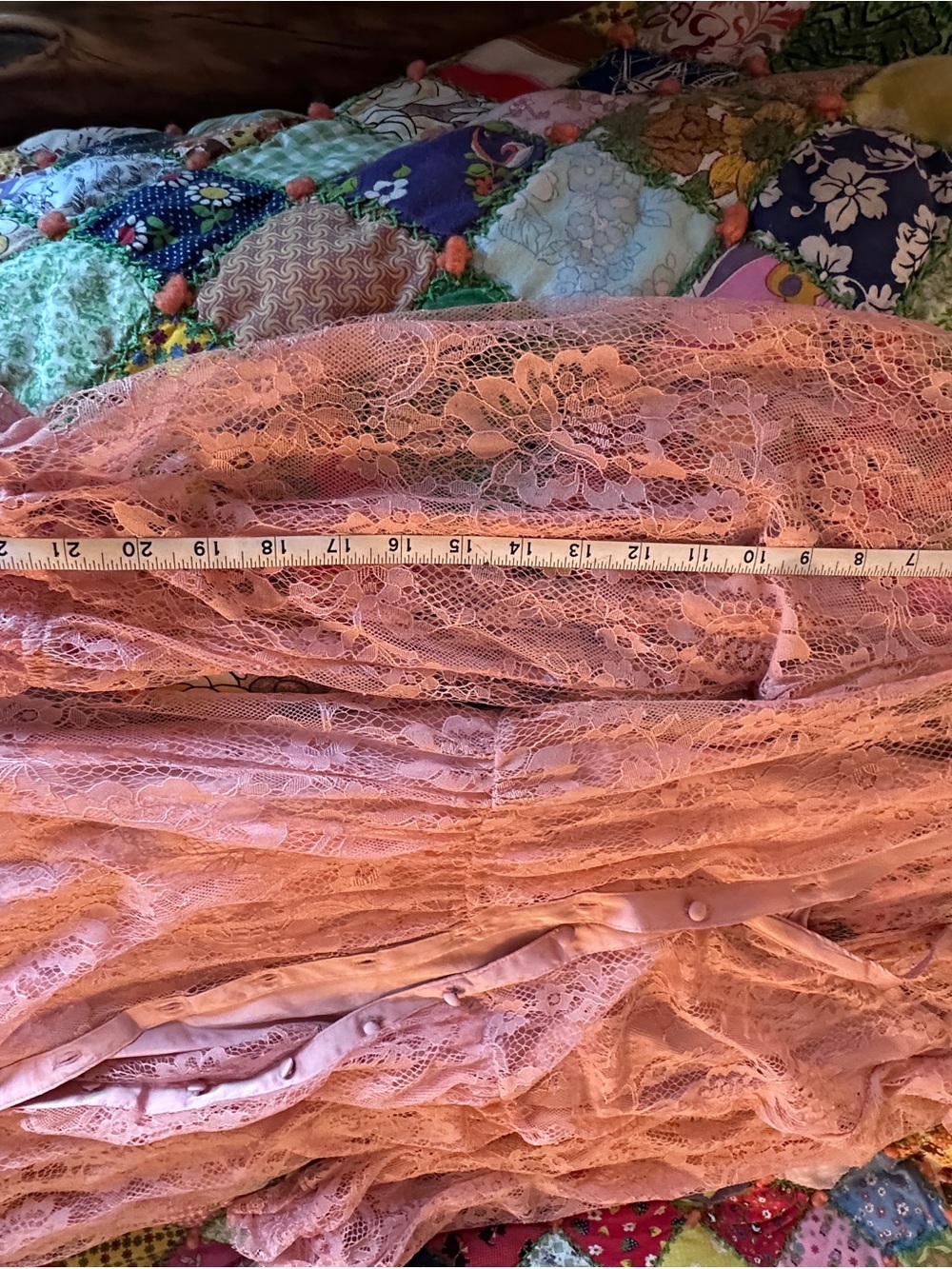 Torrid Mellow arose Pink Sheer and Lace Maxi Dress - Picture 6 of 13